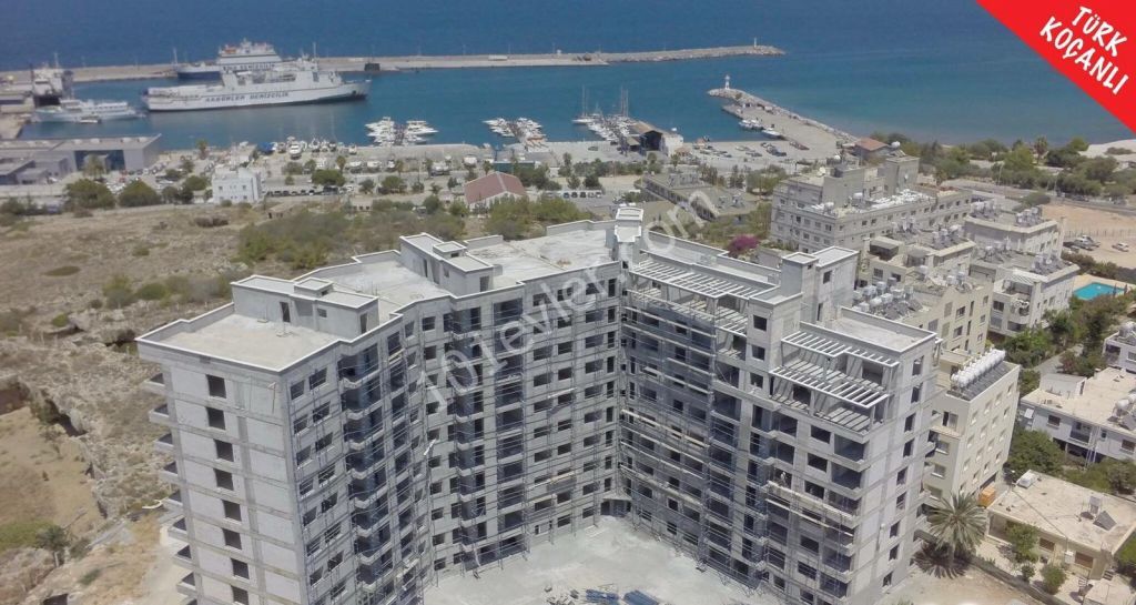 Girne Merkez'de Elit Life Projesin'de  Denize Sıfır Konumu ile Türk Koçanlı 2+1 Fırsat Daire