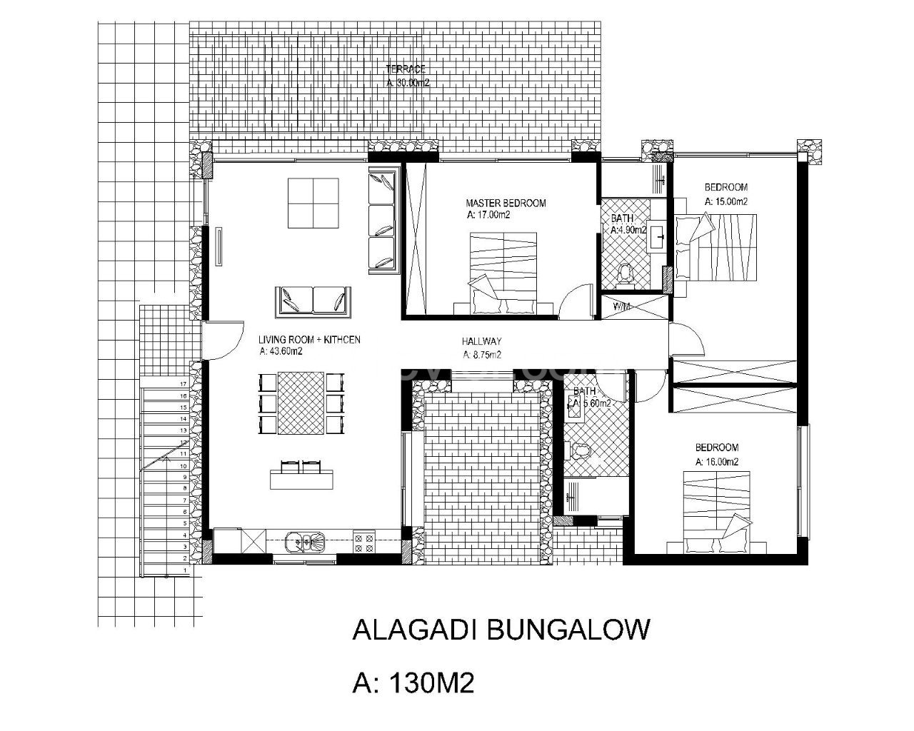 Bungalow For Sale in Alagadi, Kyrenia