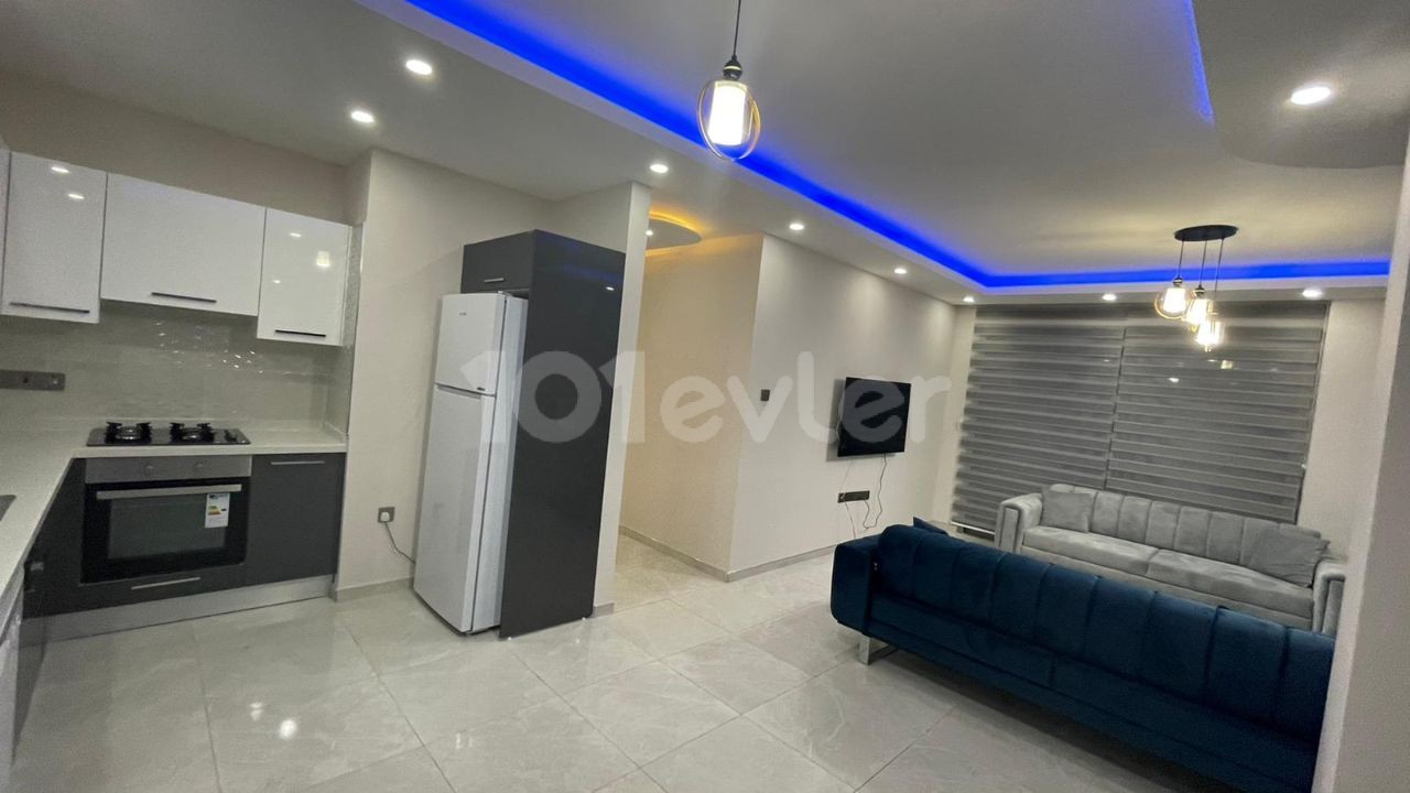 LUXURY 3+1 IN GIRNE CENTER WITH PRIVATE UNDERGROUND PARKING AREA 