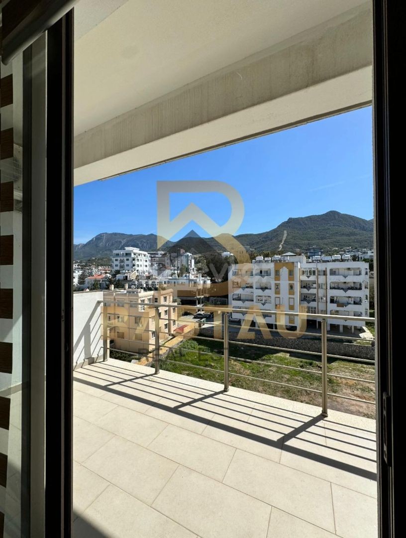 3+1 Flat with Sea View in a Magnificent Location for Rent in Kyrenia Center