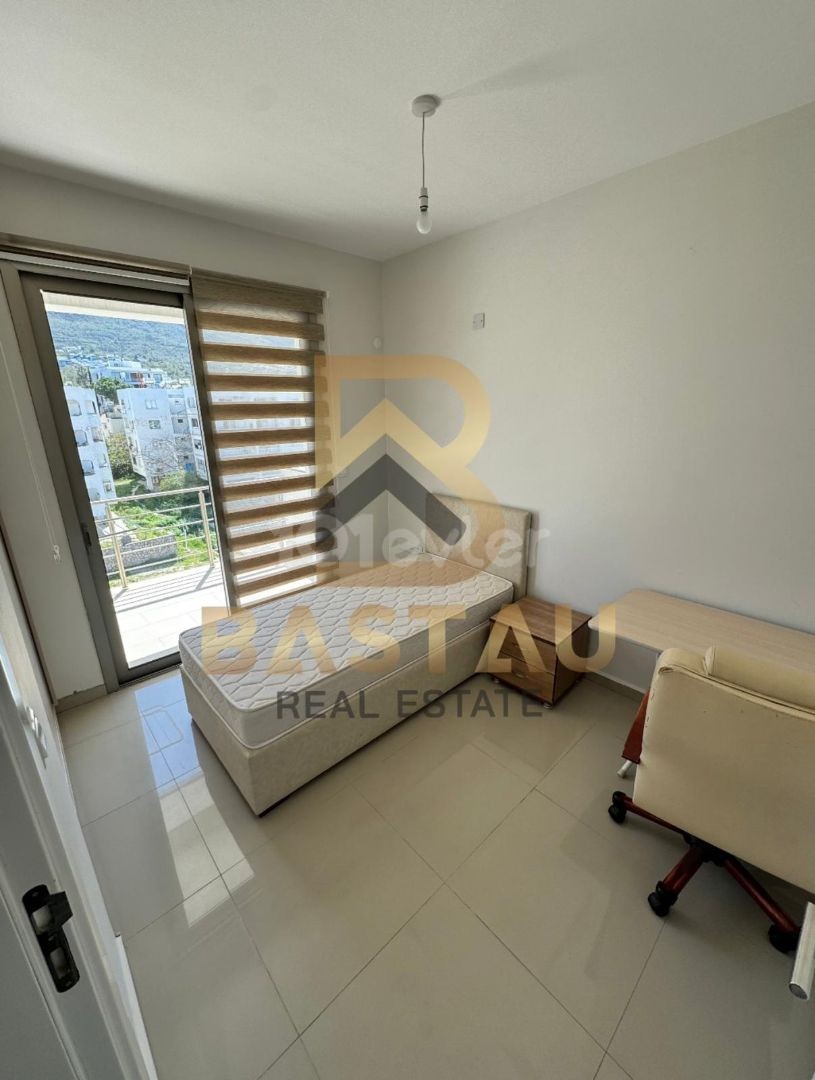 3+1 Flat with Sea View in a Magnificent Location for Rent in Kyrenia Center