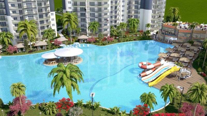 Flat For Sale in Long Beach, Iskele