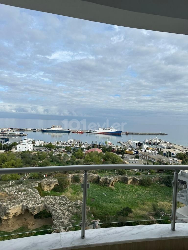 Luxuriöse fertige 3+1-Wohnung im Zentrum von Girne mit Meerblick mit Ratenzahlung für 7 Jahre