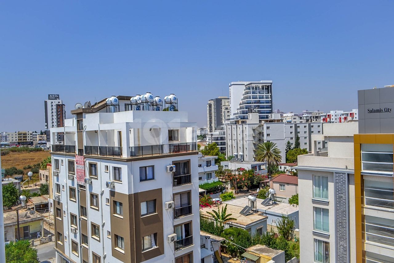 PENTHOUSE ZUM VERKAUF IM ZENTRUM VON MAGUSA 1+1 VOLL MÖBLIERTES TÜRKISCHES KOÇANLI