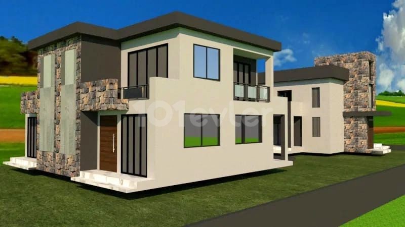 ALREADY BUILT X2 2 BED APARTMENTS + PROJECT FOR A X2 SEMI-DETACHED VILLA WITH SWIMMING POOL