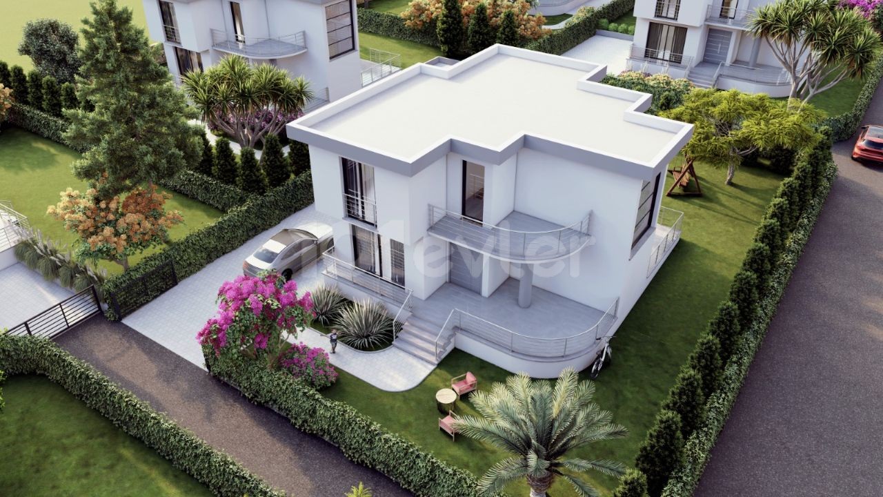 GİRNE KARŞIYAKADA DENİZE YÜRÜME MESAFESINDE 3+1 230 M2 SATILIK VİLLA