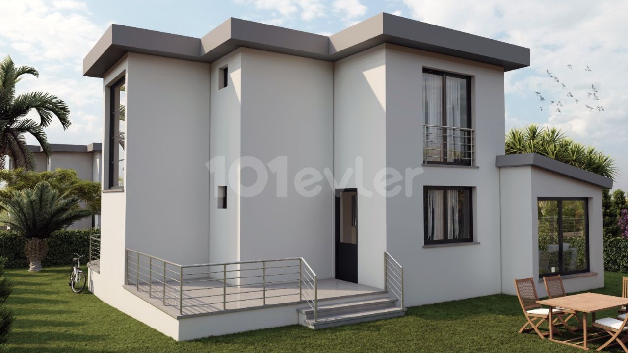 3+1 230 M2 VILLA FOR SALE WITHIN WALKING DISTANCE TO THE SEA IN GİRNE KARŞIYAKADA