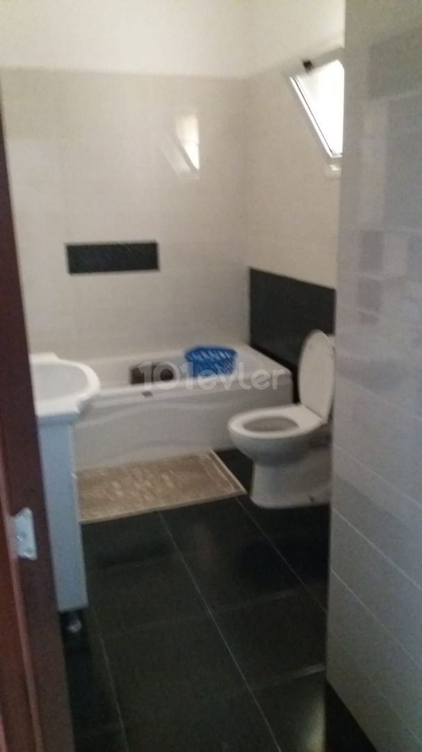 3+1 ground floor apartment with garden in Kucuk Kaymakli