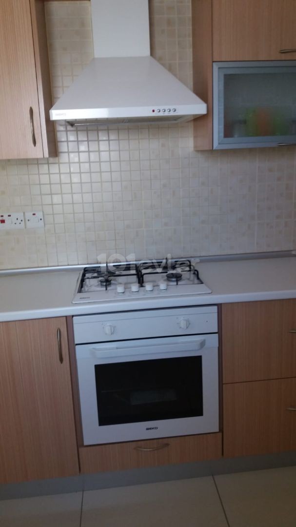 3+1 ground floor apartment with garden in Kucuk Kaymakli