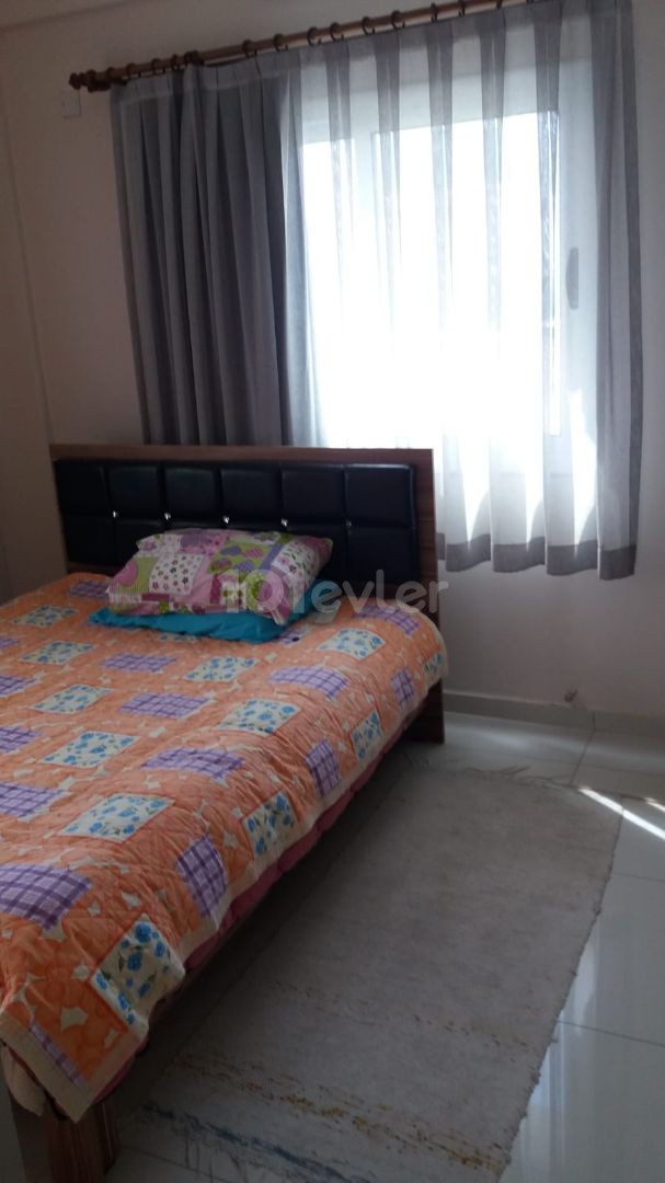 3+1 ground floor apartment with garden in Kucuk Kaymakli