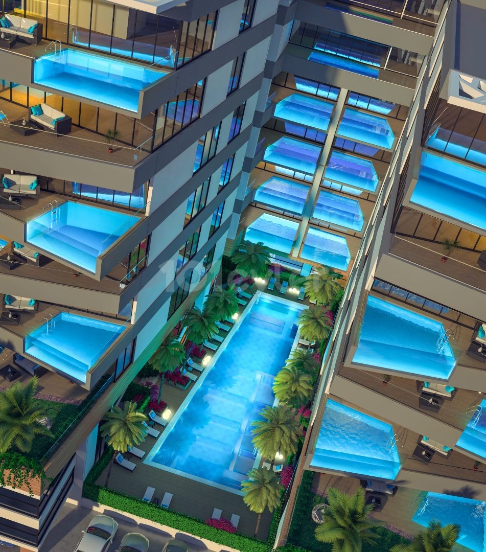 پروژه لوکس کروز - آپارتمان ساحلی - بزرگترین و منحصر به فرد آپارتمان 4+1 - استخر و باغ در طبقه 3 (توسط مالک)