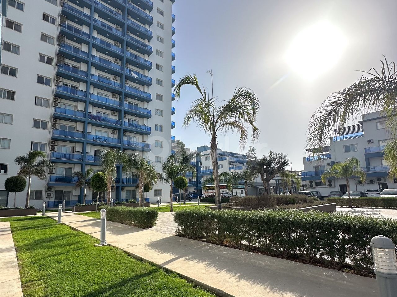 1+1 Luxuswohnung zur Tagesmiete mit Meerblick in Iskele Long Beach