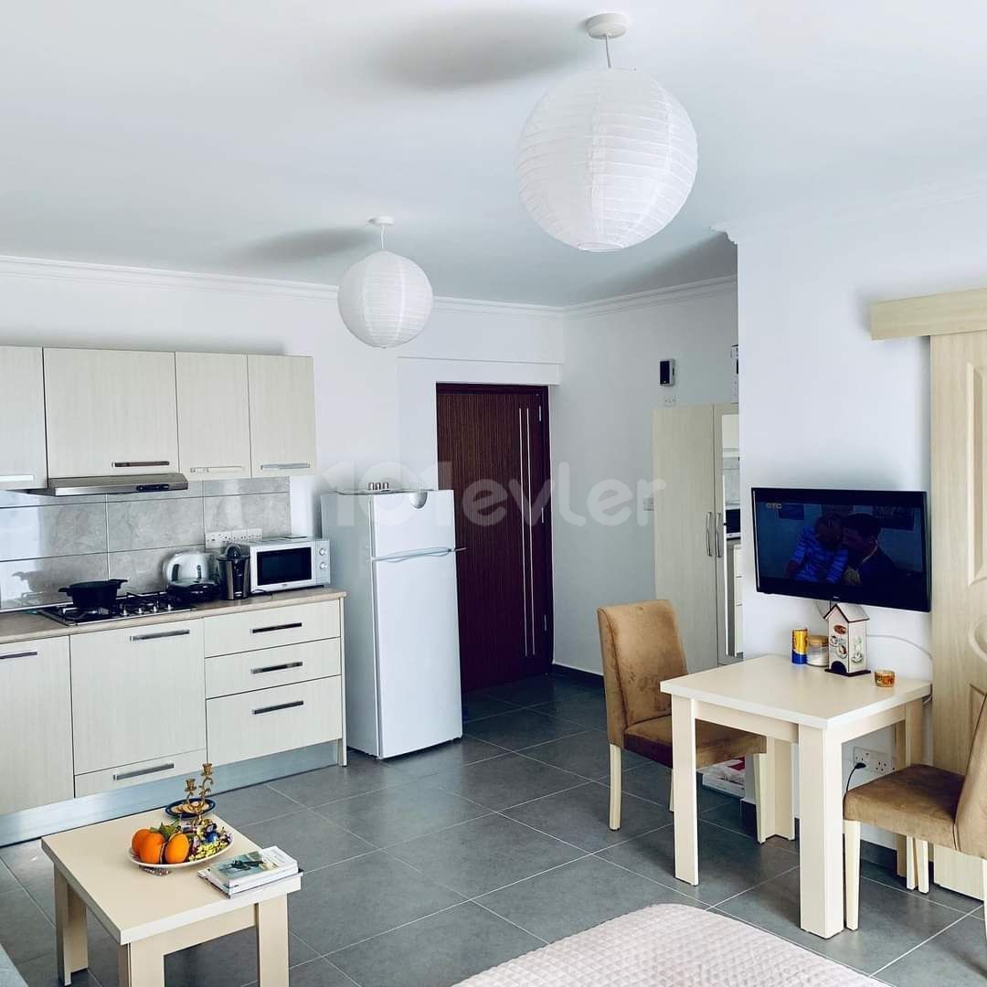 Fully Furnished Sea View Studio apartment for rent in Iskele, Long Beach