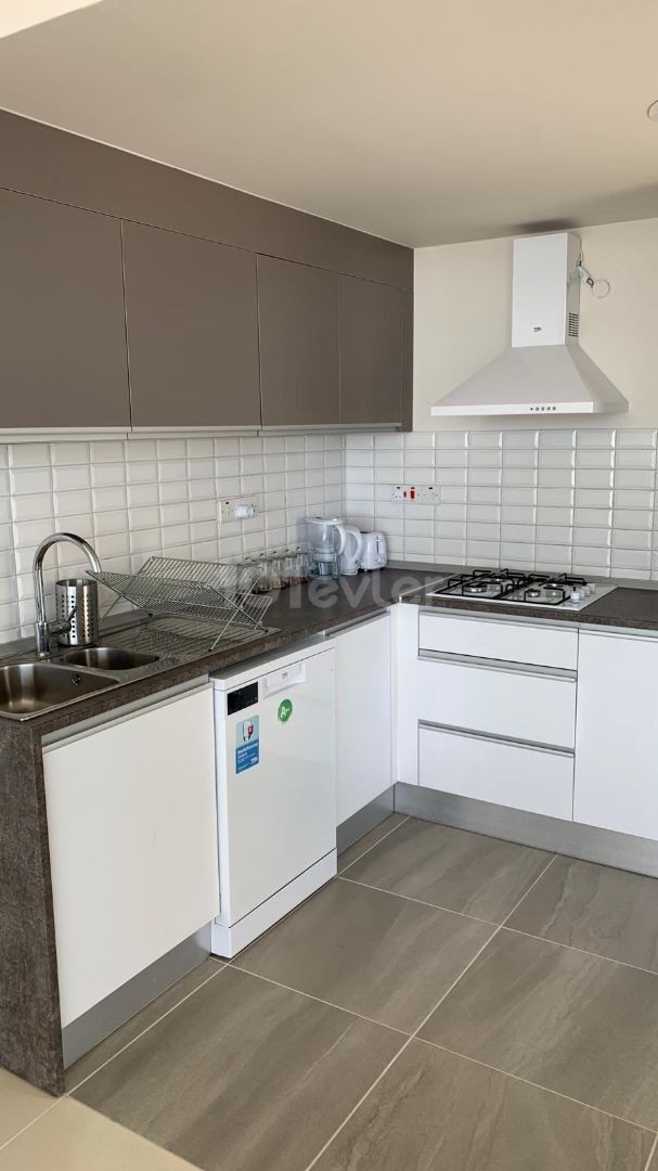 Fully furnished 2+1 flat for rent with sea view in Iskele Bogaz