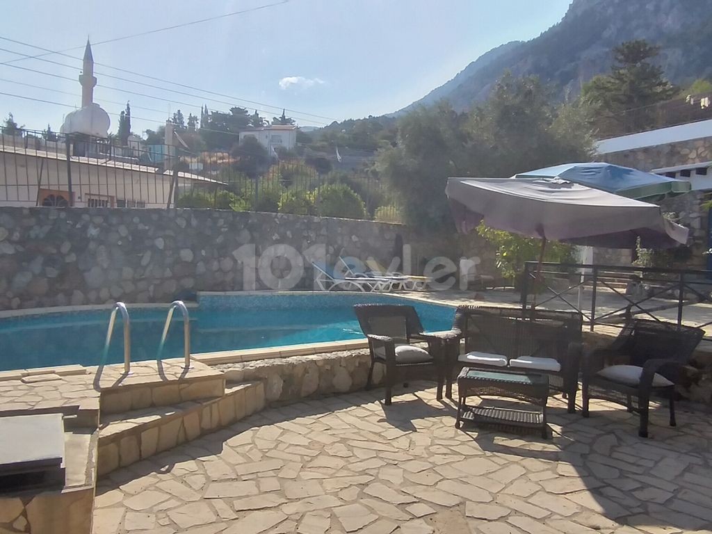 Character Stone Villa with Fantastic Views in Karsiyaka Village