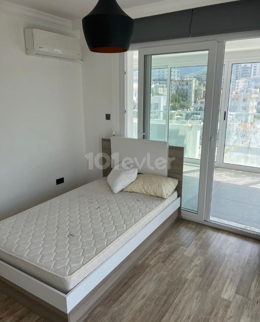 Fully furnished 3+1 penthouse for rent near Lavas, Kyrenia