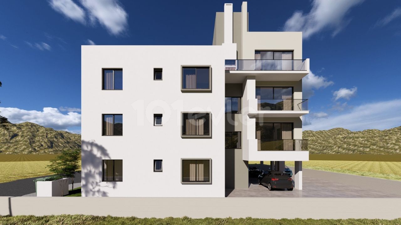 2+1 FLATS FOR SALE IN HAMİT VILLAGE IN NICOSIA UNDER PROJECT PHASE