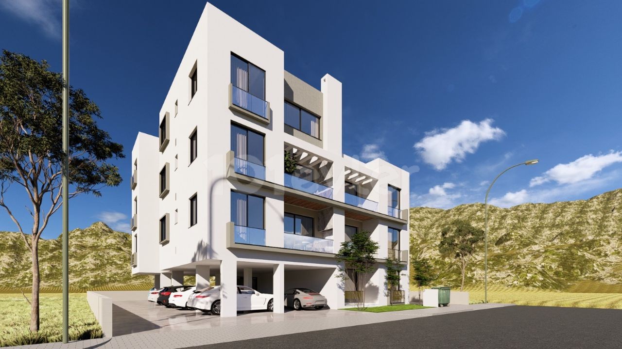 2+1 FLATS FOR SALE IN HAMİT VILLAGE IN NICOSIA UNDER PROJECT PHASE