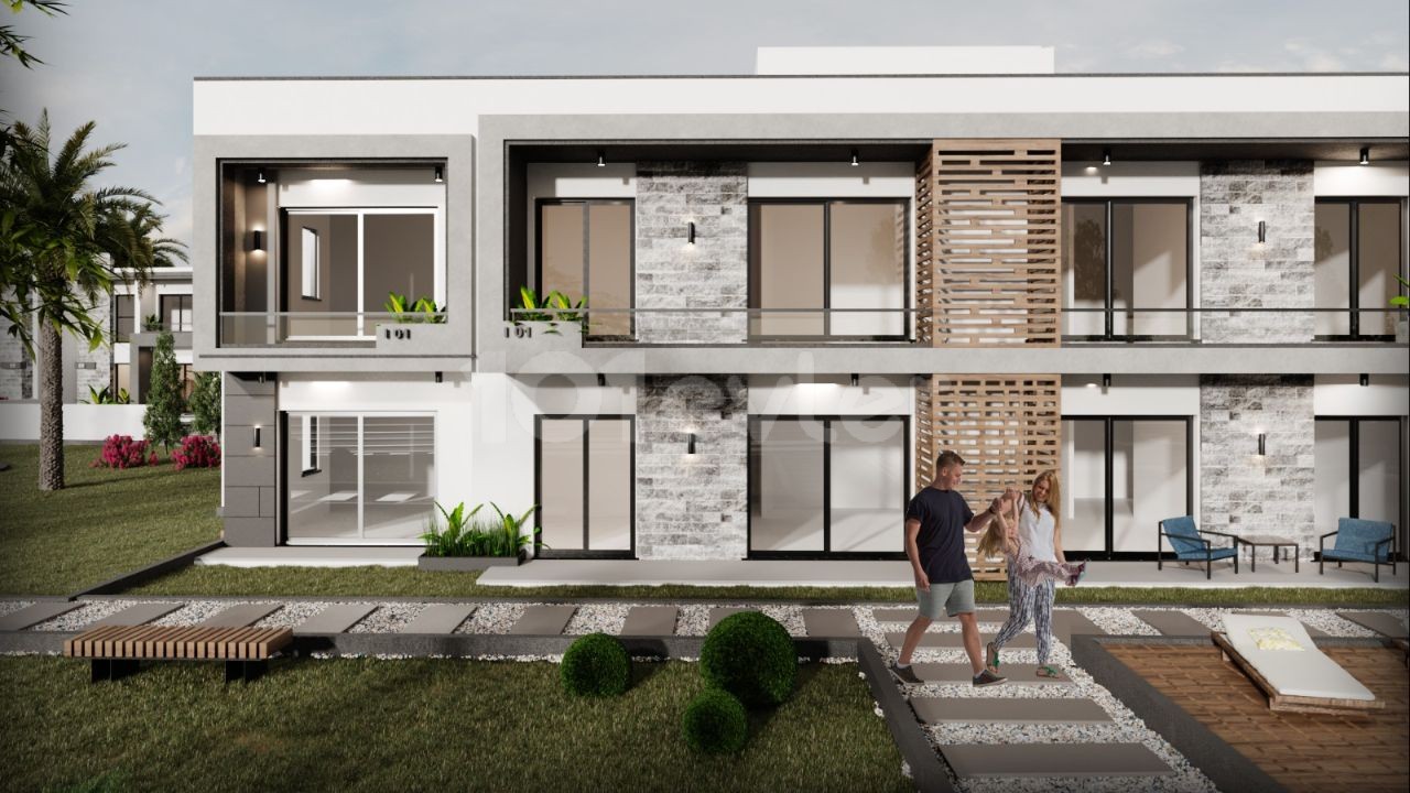 Girne Yeşiltepe’ye yeni proje. Villa ve daireler.