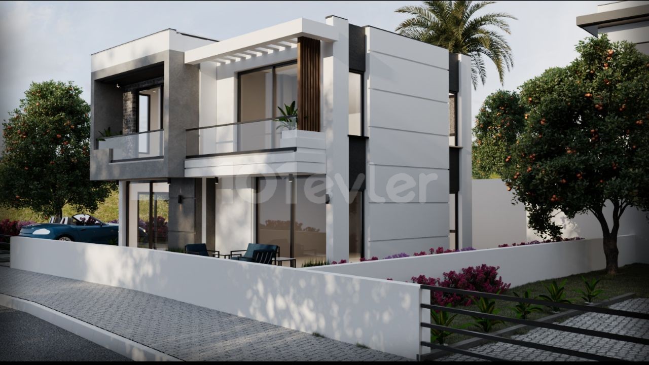 Girne Yeşiltepe’ye yeni proje. Villa ve daireler.