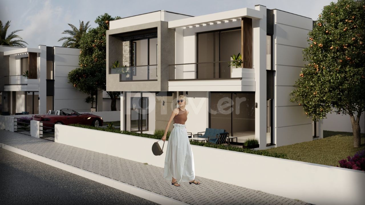 Girne Yeşiltepe’ye yeni proje. Villa ve daireler.