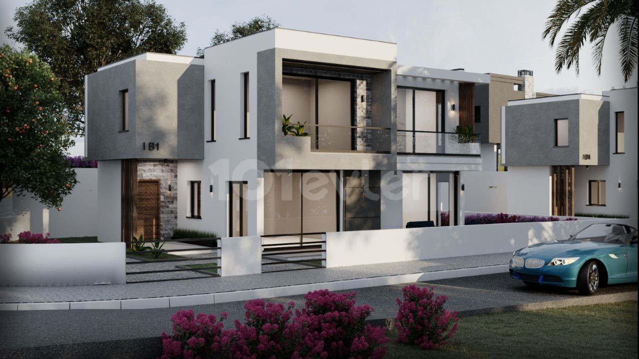 Girne Yeşiltepe’ye yeni proje. Villa ve daireler.