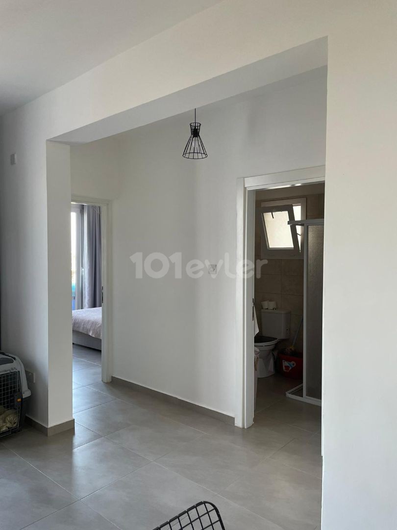 2+1 Flat with Mountain and Sea View in Lapta