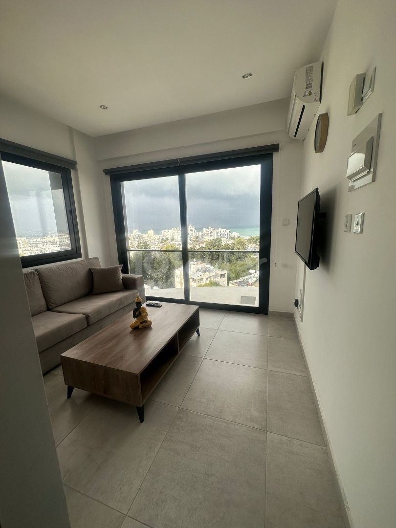 FULLY FURNISHED 1+1 FLATS WITH STUNNING VIEWS IN A NEW BUILDING IN KYRENIA CENTER