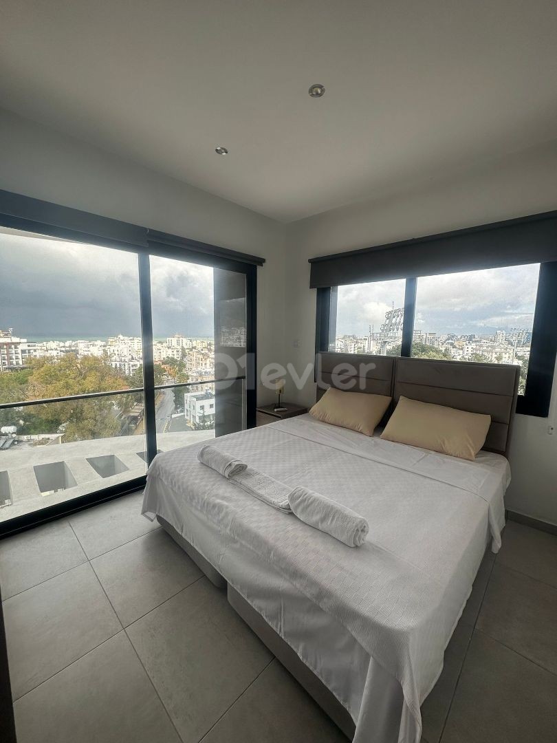 FULLY FURNISHED 1+1 FLATS WITH STUNNING VIEWS IN A NEW BUILDING IN KYRENIA CENTER