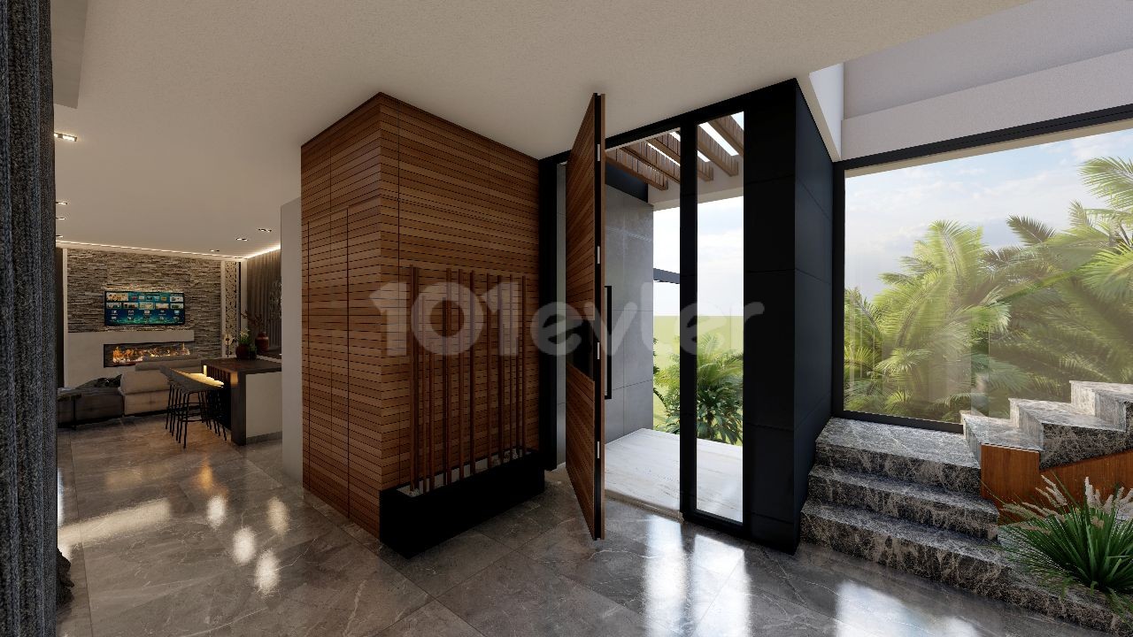 4+1 DUPLEX VILLA IN GIRNE ÇATALKÖY REGION