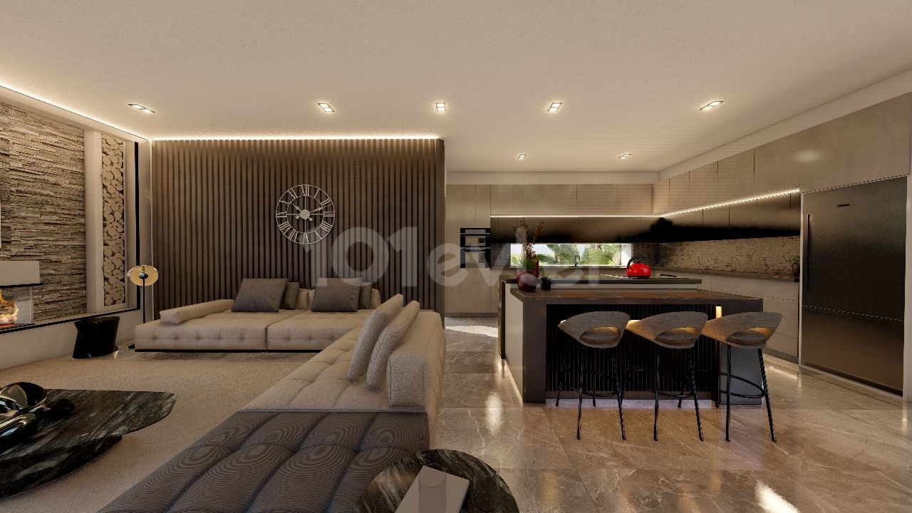 4+1 DUPLEX VILLA IN GIRNE ÇATALKÖY REGION