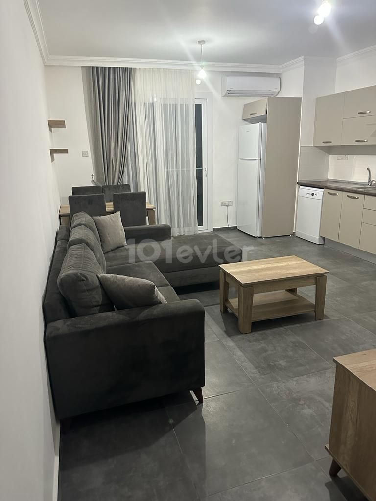 KARAOĞLANOĞLU 1+1 FURNISHED FLAT FOR RENT WITH ROOF TERRACE