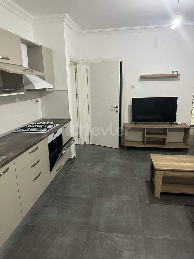 KARAOĞLANOĞLU 1+1 FURNISHED FLAT FOR RENT WITH ROOF TERRACE