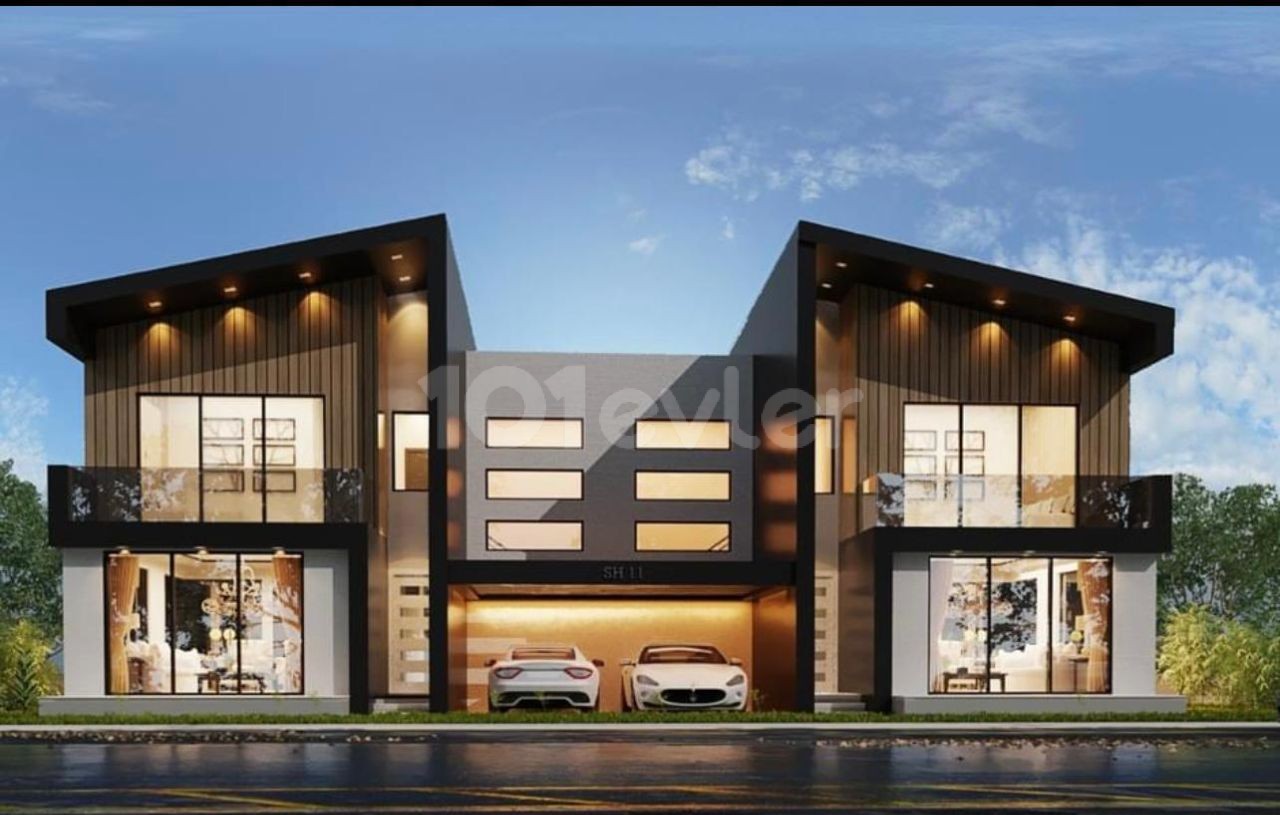 فرصت سرمایه گذاری در موتلایکا 3+1 ویلای دوقلو برای فروش در زمین 345 متری