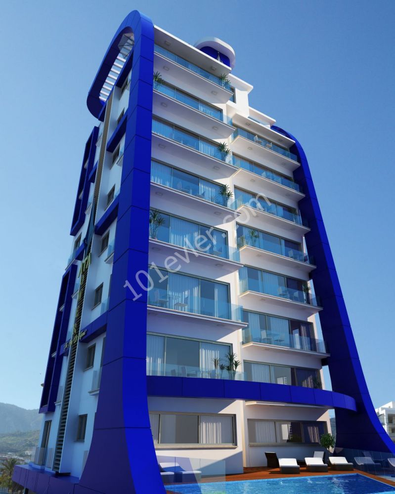 Girne Merkez'de kiralık yeni daireler