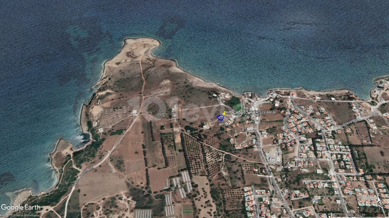 Field for Sale by the Sea in Karsiyaka