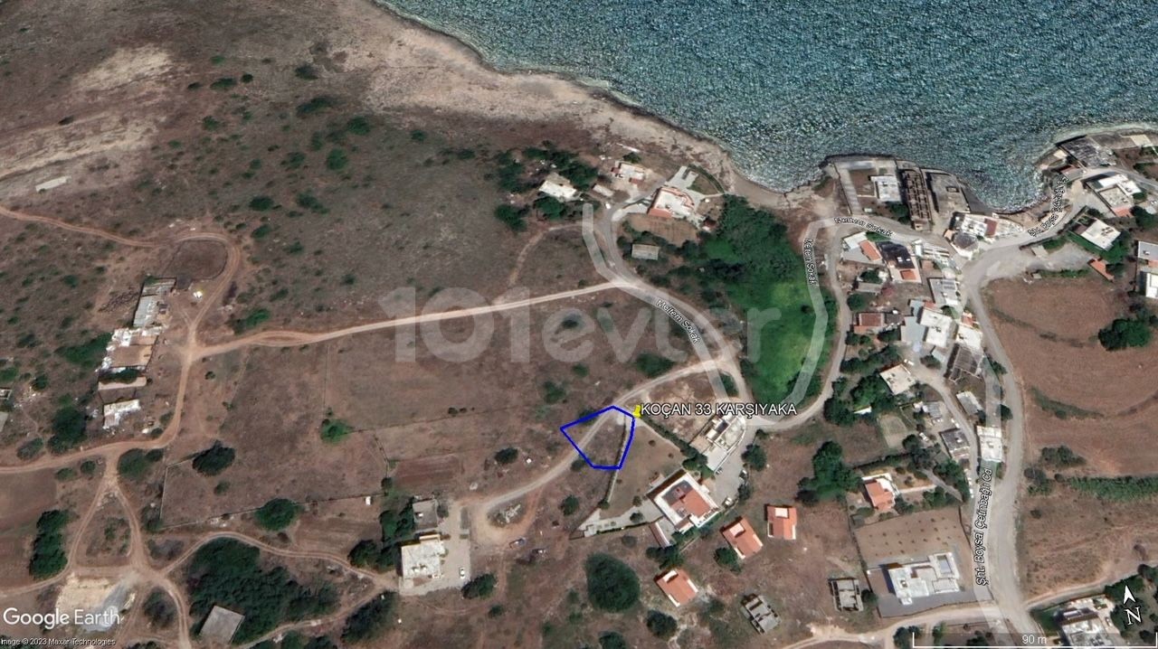 Field for Sale by the Sea in Karsiyaka