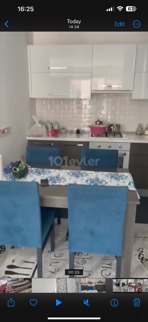 GÖNYELİDR FULLY FURNISHED 2+1 FLAT FOR SALE