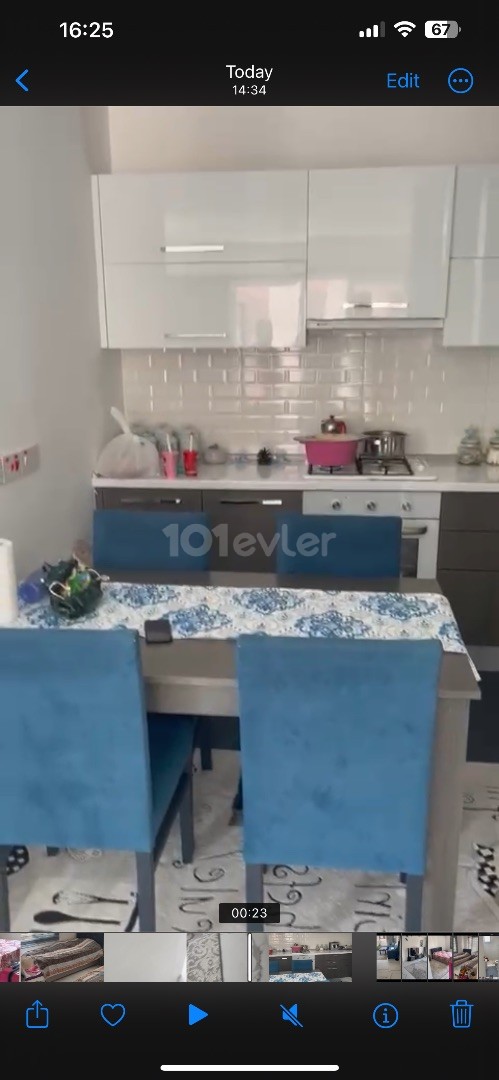 GÖNYELİDR FULLY FURNISHED 2+1 FLAT FOR SALE