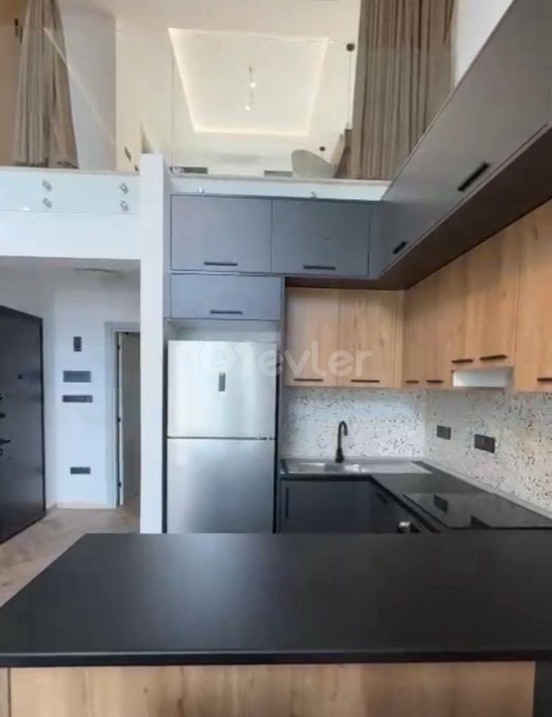 2+1 Maisonette-Loft-Wohnung zum Verkauf in Lapta