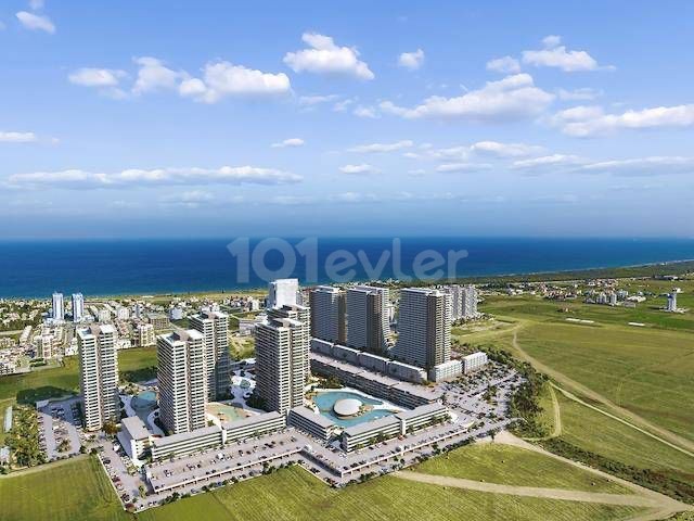 Grand Sapphire'de 2+1 deniz manzarali daire. Blok F. Taksit plani mevcut