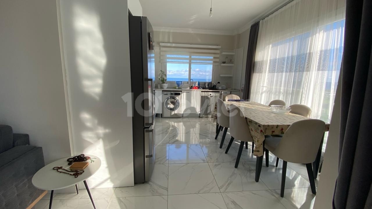 Fully furnished 3+1 sea view apartment