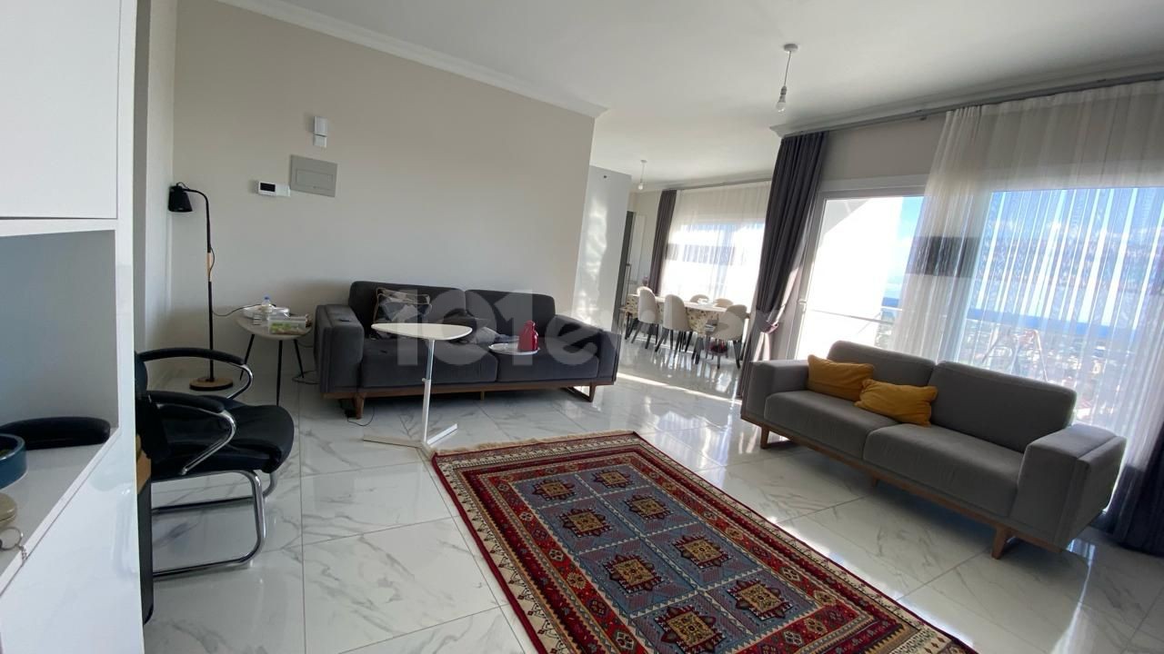 Fully furnished 3+1 sea view apartment