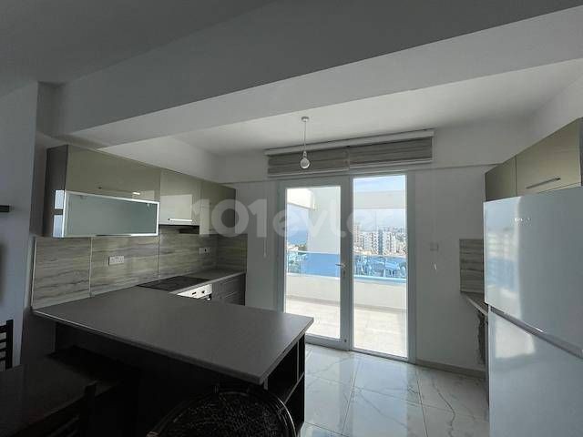 Spacious 2+1 Penthouse For Rent In Girne City Center