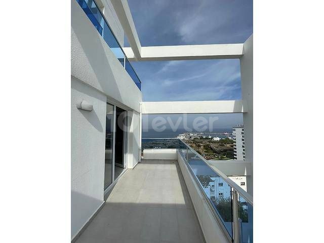 Spacious 2+1 Penthouse For Rent In Girne City Center