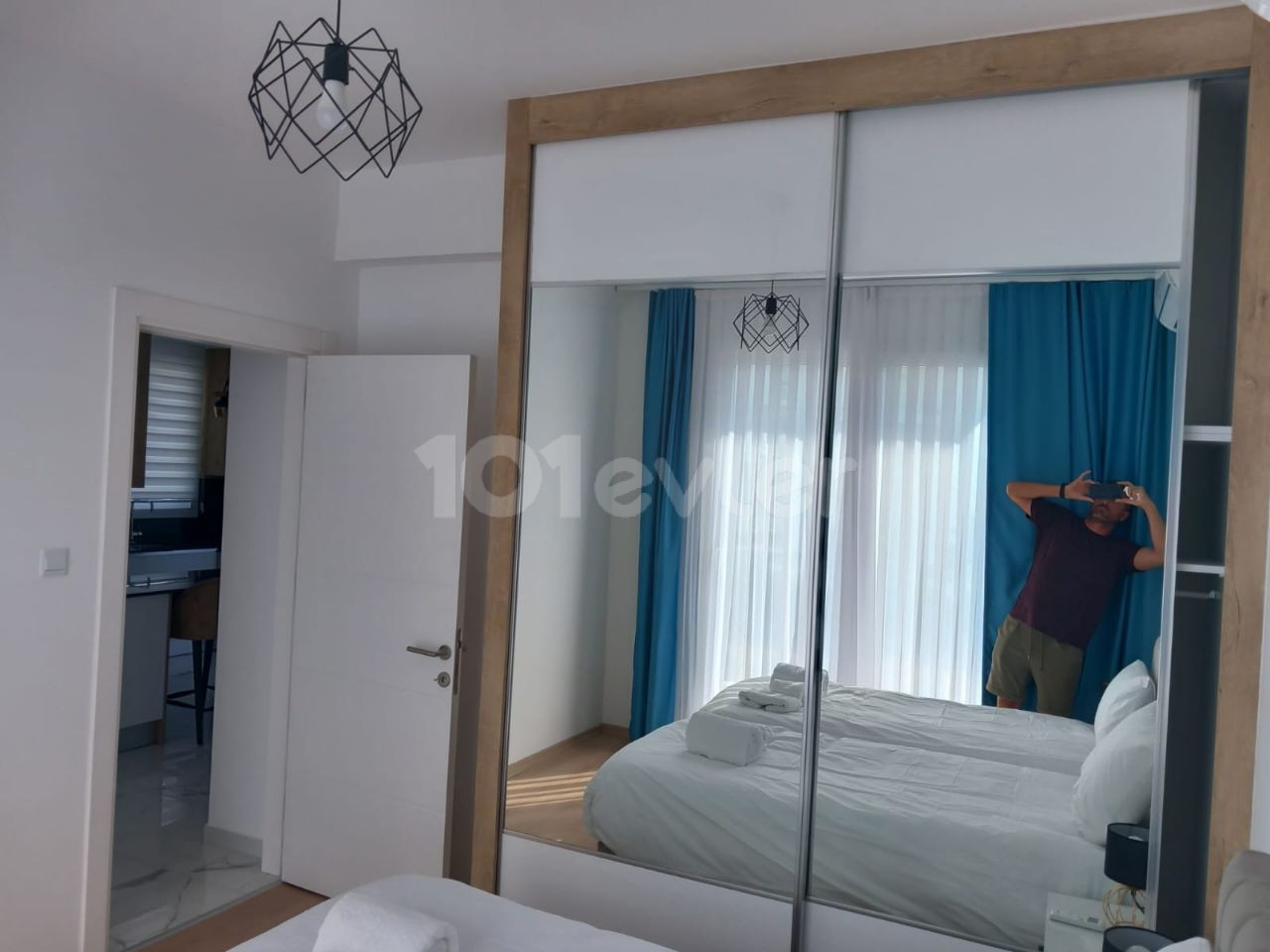 İskele Boğaz'da Site İçerisinde Kiralık 2+1 Full Eşyalı Yeni Daire