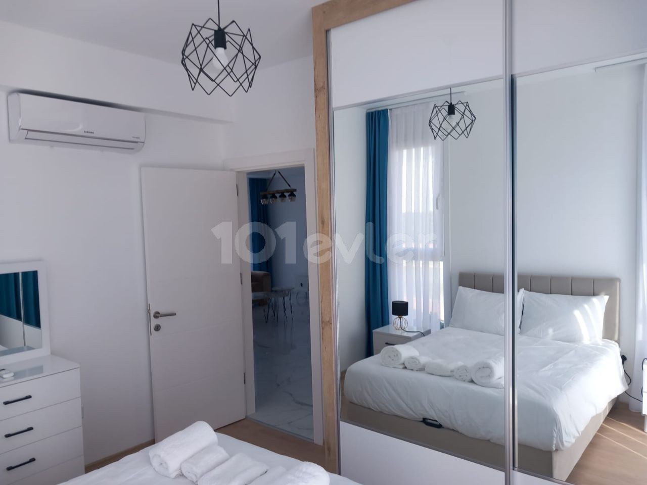 İskele Boğaz'da Site İçerisinde Kiralık 2+1 Full Eşyalı Yeni Daire