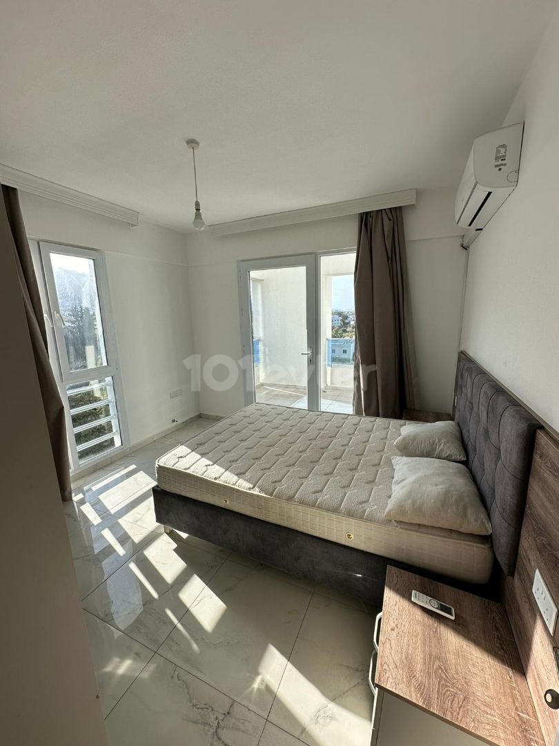 2+1 Fully Furnished Flat For Rent With A Sea View