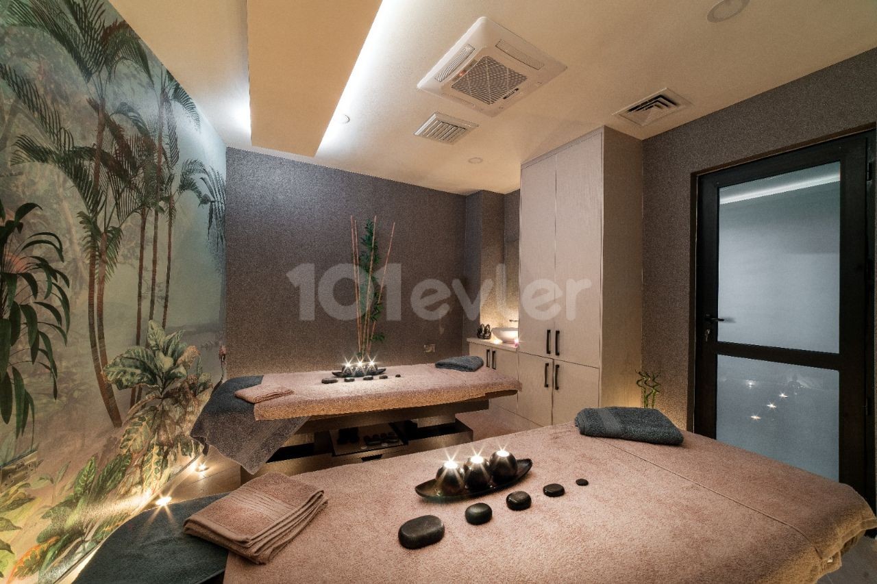 LLOGARA 2+1 RESIDENCE DAIRE - (VOR ORT MIT POOL, SPA, FITNESSRAUM, MASSAGE , HAMAM , CAFE, LEBENSMITTELGESCHÄFT ) ** 