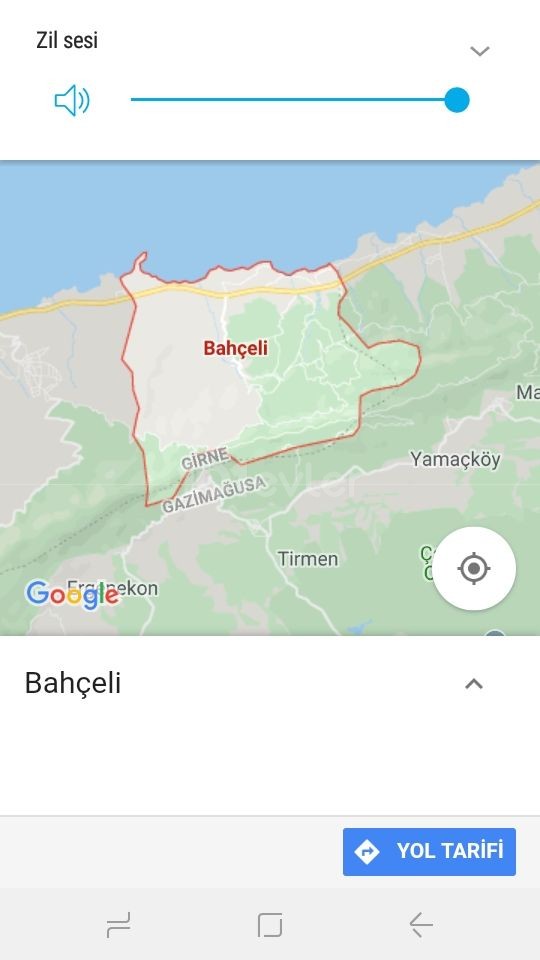  ARAZİ (ZEYTİN Bahçesi) Bahçeli /Esentepe/GİRNE ' De 7,5 Dönüm